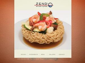 Site web | Les Restaurants Zendo